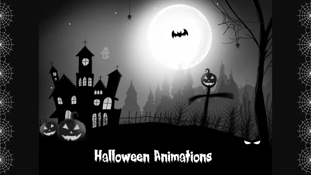 Free - Best Halloween Animations PowerPoint template for Slide